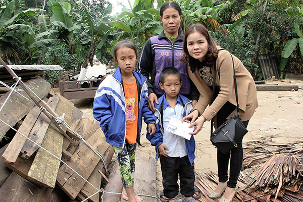 Trường giúp trường trong hoạn nạn thiên tai