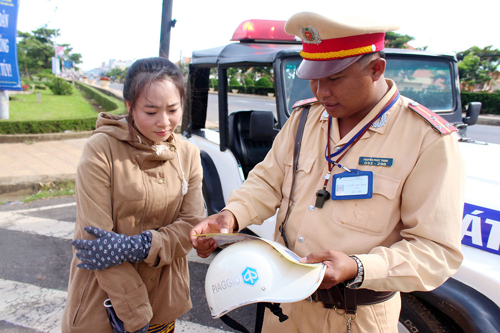 Các lỗi vi phạm giao thông bị phạt từ 1/1/2017