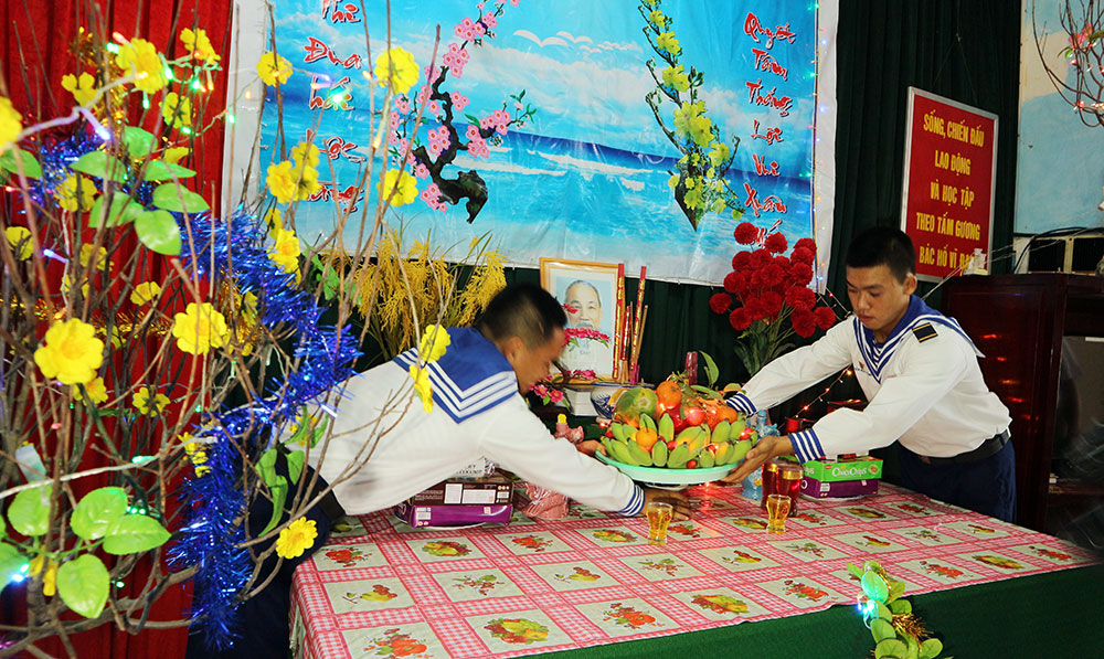 Xuân đã về trên đảo Trường Sa