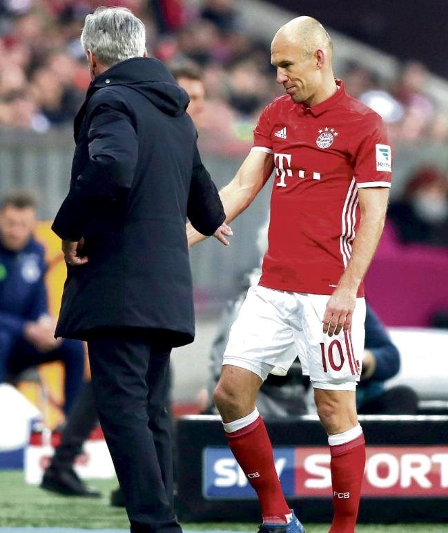 Robben đã không thể hiện được gì nhiều. (Nguồn: Bild)