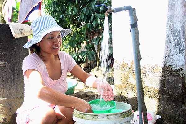 Niềm vui có nước sinh hoạt