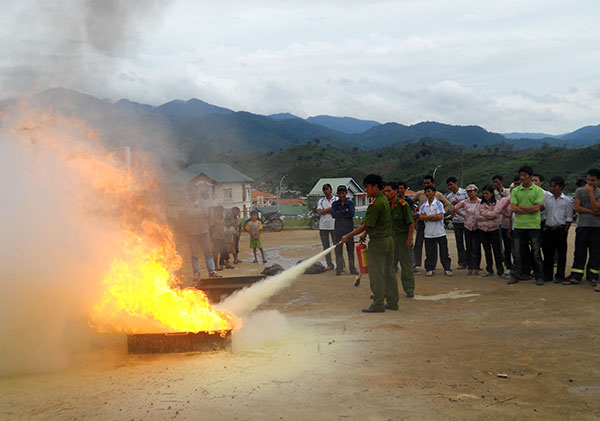 Đam Rông tăng cường công tác phòng cháy, chữa cháy