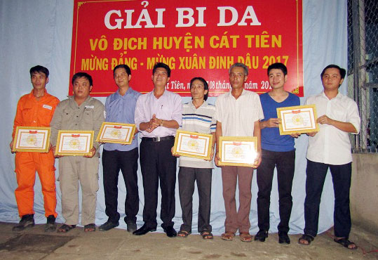 Cát Tiên: Mỗi tháng một giải thể thao cấp huyện