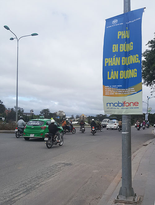 3 huyện, thành trong tỉnh phối hợp tuyên truyền an toàn giao thông
