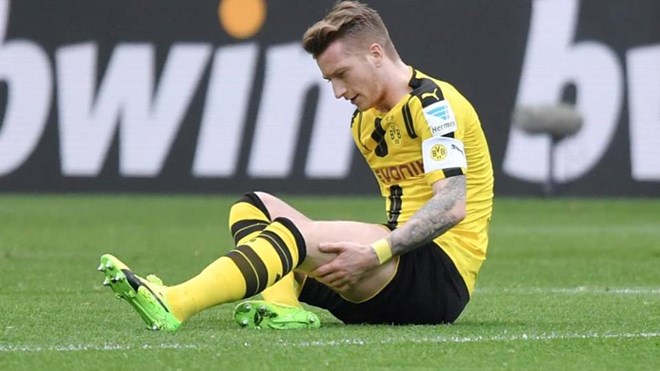 Marco Reus dính chấn thương: Vận đen vẫn chưa chịu buông tha