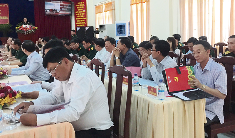 Sơ kết Quy chế phối hợp giữa Cục Chính trị với Ban Tuyên giáo, Ban Tổ chức, Ban Dân vận Tỉnh ủy trên địa bàn Quân khu 7