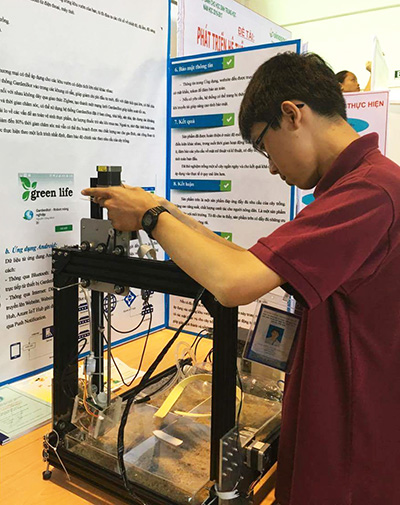 Cậu học trò với ước mơ ứng dụng robot vào sản xuất nông nghiệp