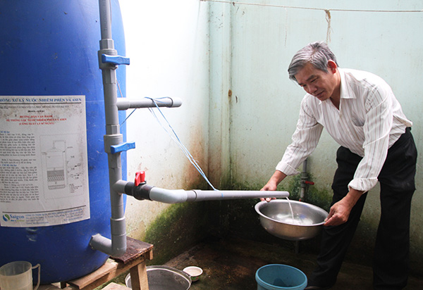 Cải thiện nguồn nước sinh hoạt cho người dân