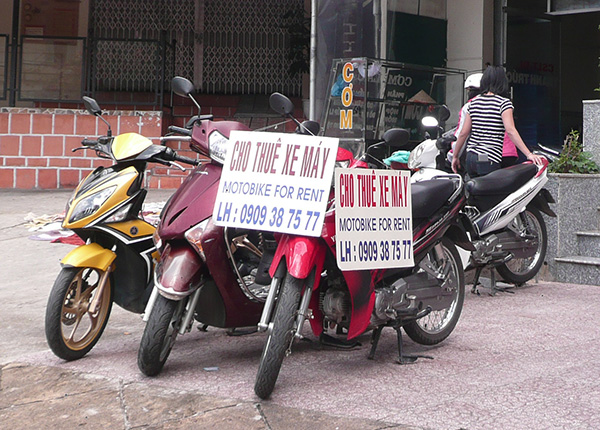 Nở rộ dịch vụ cho thuê xe máy ở Đà Lạt