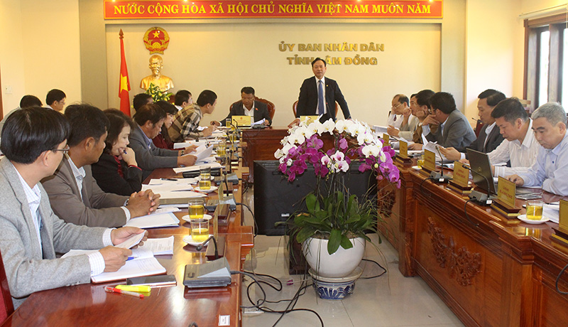 UBND tỉnh làm việc với Đoàn Đại biểu Quốc hội