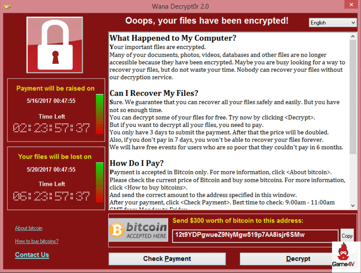 Lâm Đồng: Cảnh báo mã độc WannaCry