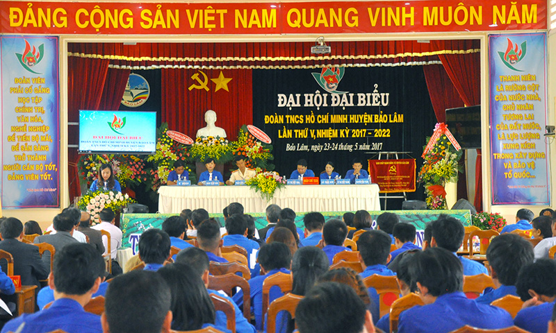 Huyện Đoàn Bảo Lâm Đại hội nhiệm kỳ 2017 – 2022