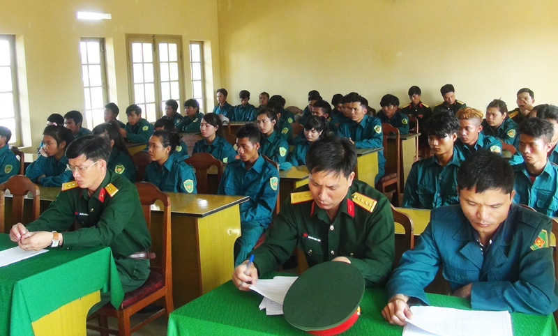 Lạc Dương: Quan tâm tạo nguồn phát triển đảng viên trong lực lượng DQTV, DBĐV