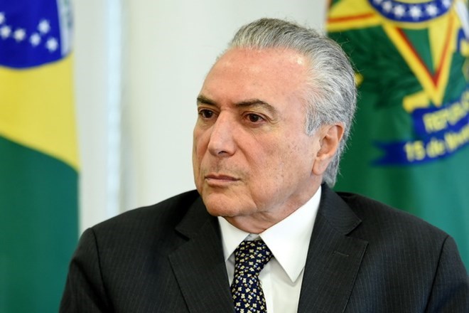 Tổng thống Brazil Michel Temer đứng trước nguy cơ bị phế truất