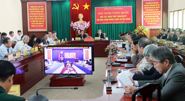 Hội nghị toàn quốc về học tập, quán triệt Nghị quyết Hội nghị Trung ương 5 khóa XII của Đảng