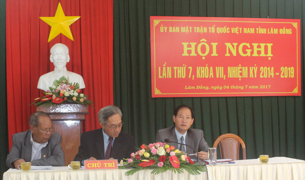 Hội nghị Ủy ban Mặt trận tỉnh lần thứ 7, khóa VII