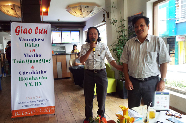 Giao lưu thơ giữa hội viên Hội Nhà văn Việt Nam và văn nghệ sĩ Lâm Đồng