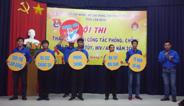 Hội thi Thanh niên với tuyên truyền phòng chống ma túy, mại dâm, HIV/AIDS