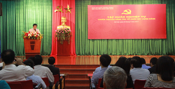 Khai mạc khóa tập huấn nghiệp vụ công tác tổ chức xây dựng Đảng