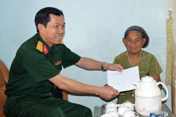 LLVT tỉnh với công tác đền ơn đáp nghĩa