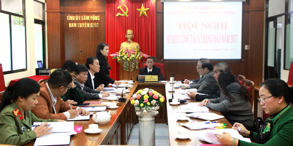 Sơ kết công tác thông tin đối ngoại