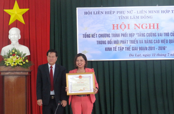 Điểm sáng trong hỗ trợ phụ nữ phát triển kinh tế hợp tác
