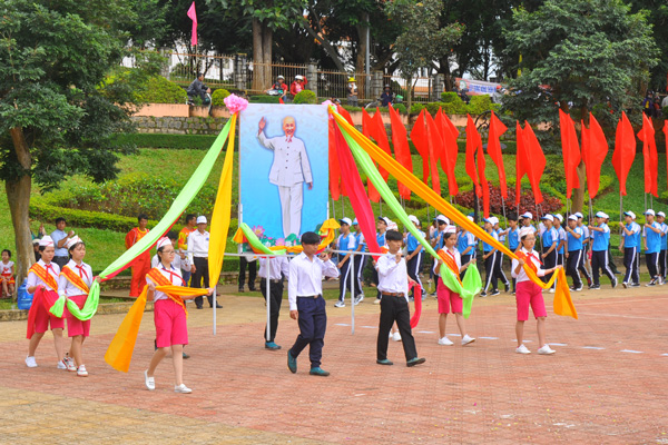 Di Linh bắt đầu khởi động Đại hội Thể dục Thể thao
