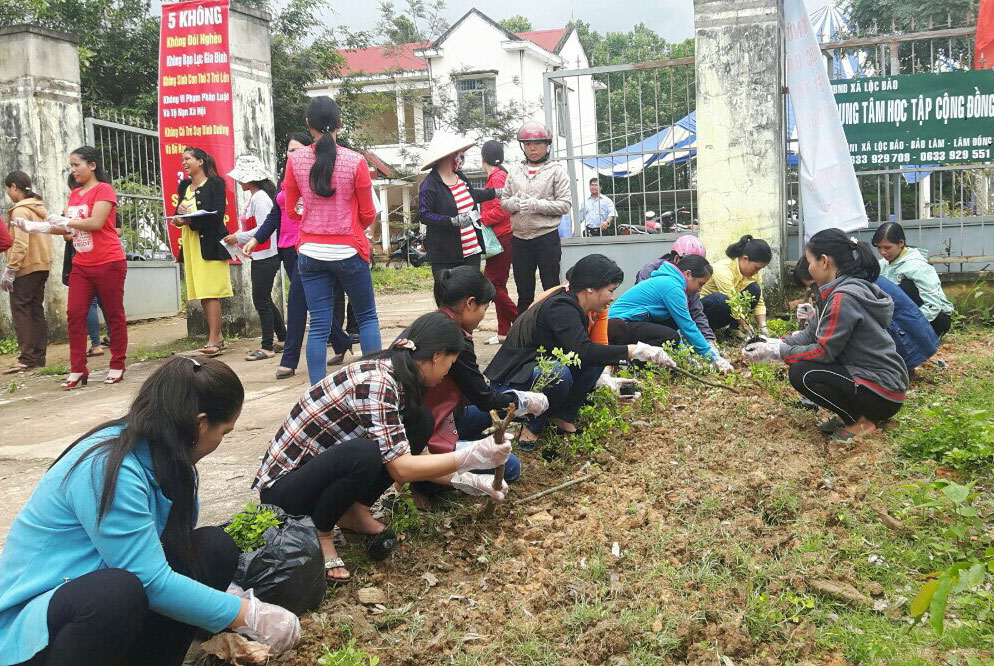 Xây dựng khu dân cư kiểu mẫu tại xã Lộc Bảo