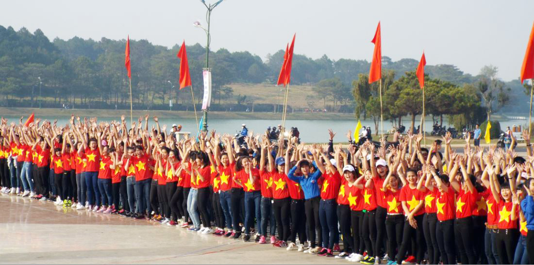 Tinh thần tuổi trẻ. Ảnh: Q.U