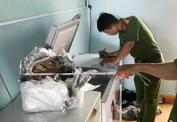 Đức Trọng: Phát hiện 2 xác hổ trong cơ sở sản xuất đồ gỗ