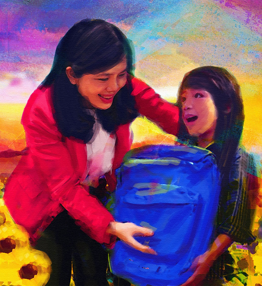 Chiếc cặp mới