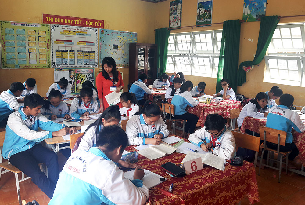 Những đổi thay từ VNEN cấp trung học cơ sở