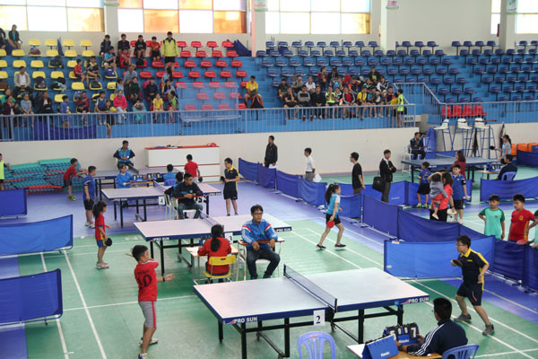 115 vận động viên tham gia giải bóng bàn thiếu niên, nhi đồng tỉnh năm 2017