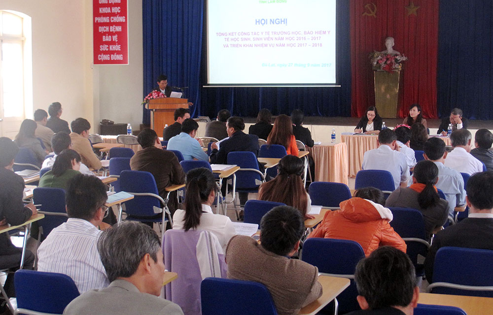 Hội nghị về y tế trường học và BHYT học sinh sinh viên