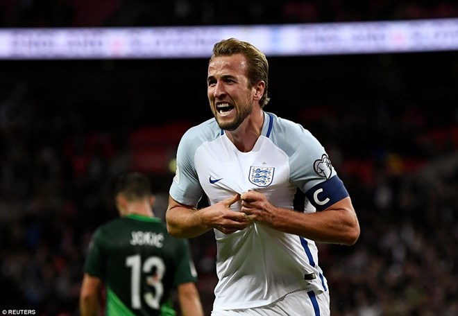 Harry Kane tỏa sáng đưa Anh đến Nga dự VCK World Cup 2018