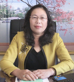 Bà Phạm Thị Mỹ Huyền - TUV, Chủ tịch Hội LHPN tỉnh