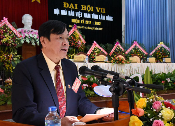 Nhà báo Nguyễn Thanh Nhân - GĐ Đài PTTH Lâm Đồng, Chủ tịch HNB khóa VI