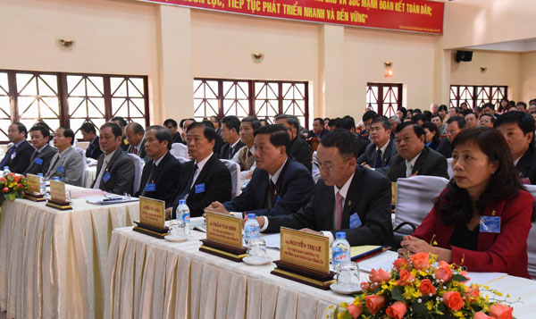 Lãnh đạo HNB Việt Nam cùng lãnh đạo tỉnh tham dự Đại hội