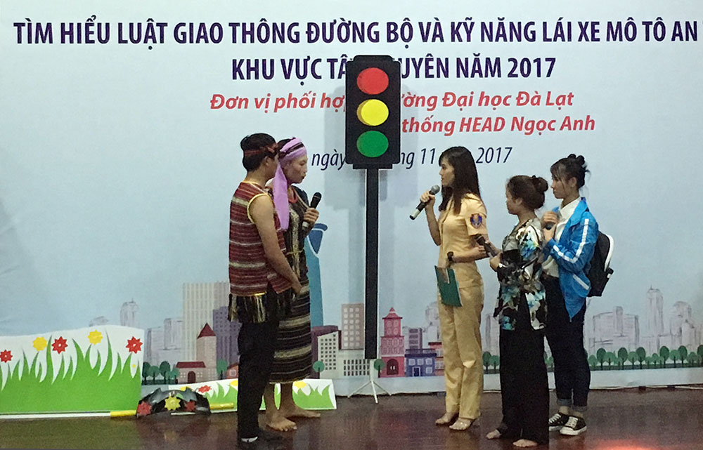 Ðại học Ðà Lạt đoạt giải nhất Hội thi An toàn giao thông năm 2017