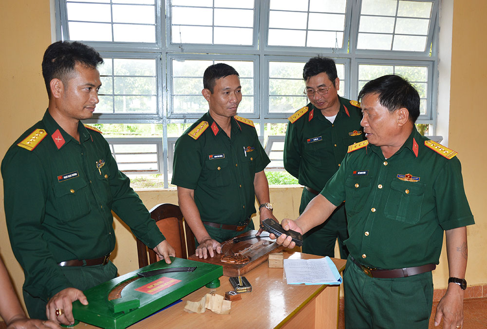 Ðẩy mạnh phong trào sáng kiến, cải tiến kỹ thuật trong LLVT tỉnh