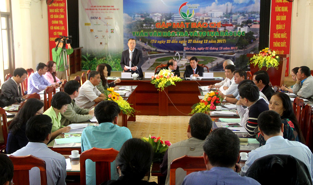 Tuần Văn hóa Trà và Tơ lụa Lâm Đồng một trong chuỗi sự kiện chính của Festival Hoa Đà Lạt