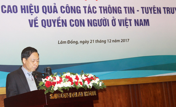 Nâng cao hiệu quả công tác thông tin – tuyên truyền về Quyền Con người