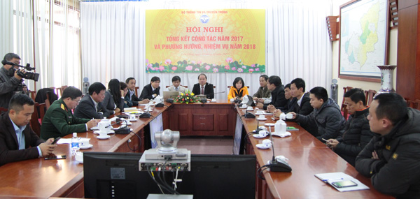 Hội nghị trực tuyến tổng kết công tác thông tin truyền thông 2017