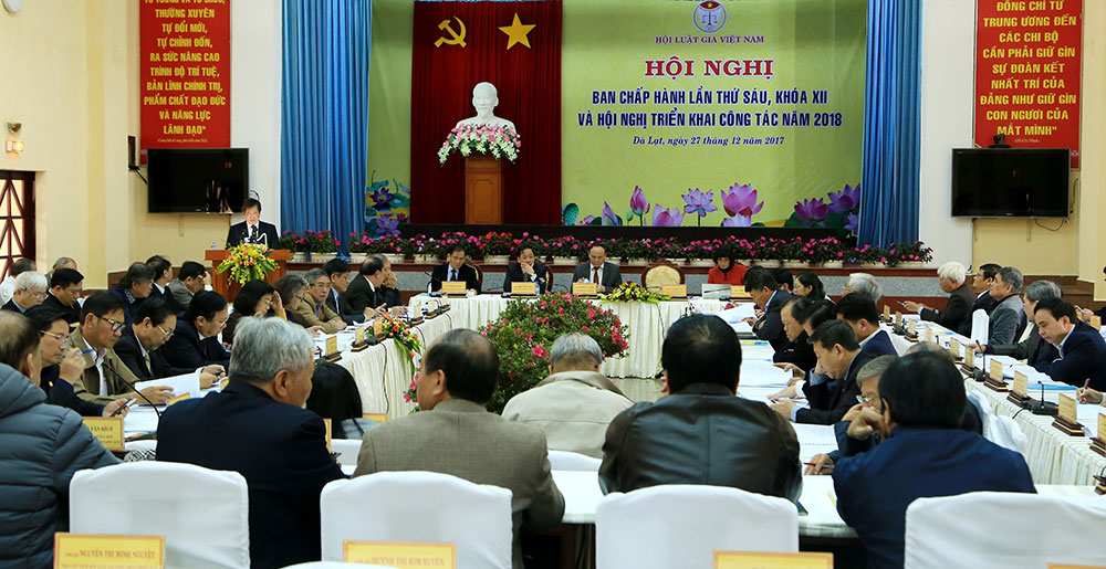 Hội Luật gia Việt Nam triển khai công tác năm 2018