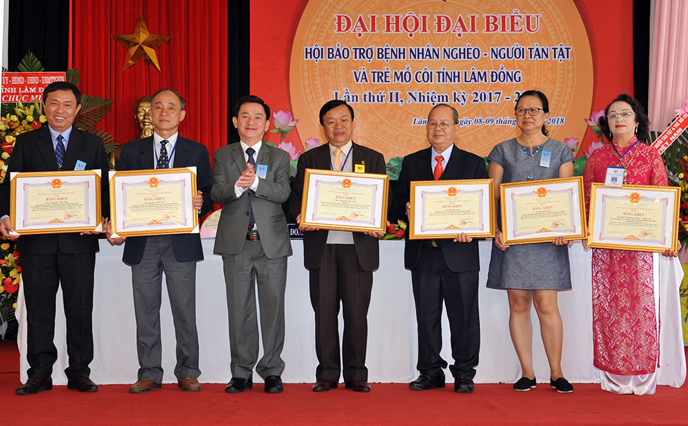 Đại hội đại biểu Hội Bảo trợ Bệnh nhân nghèo - Người tàn tật và Trẻ mồ côi Lâm Đồng, nhiệm kỳ 2017 – 2022