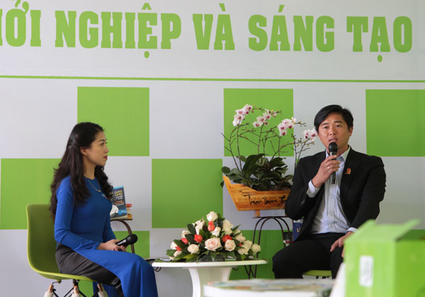 Anh Phan Thanh Sang - Chủ tịch Hiệp hội Hoa Đà Lạt chia sẻ kinh nghiệm đi tới thành công của mình