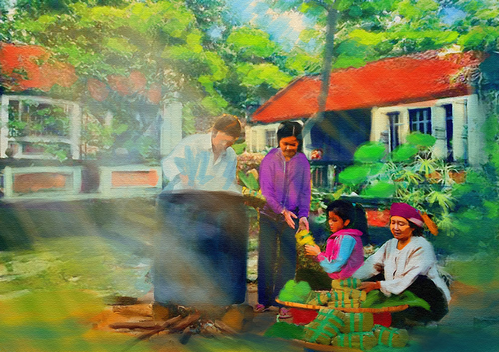 Tết ở nhà ngoại