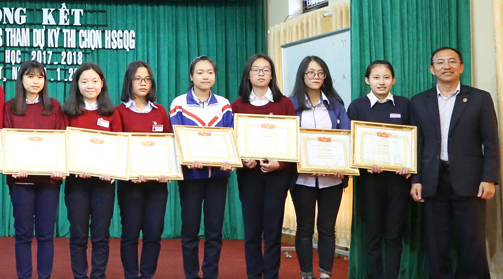 62 học sinh THPT tham gia đội tuyển thi học sinh giỏi quốc gia năm 2018