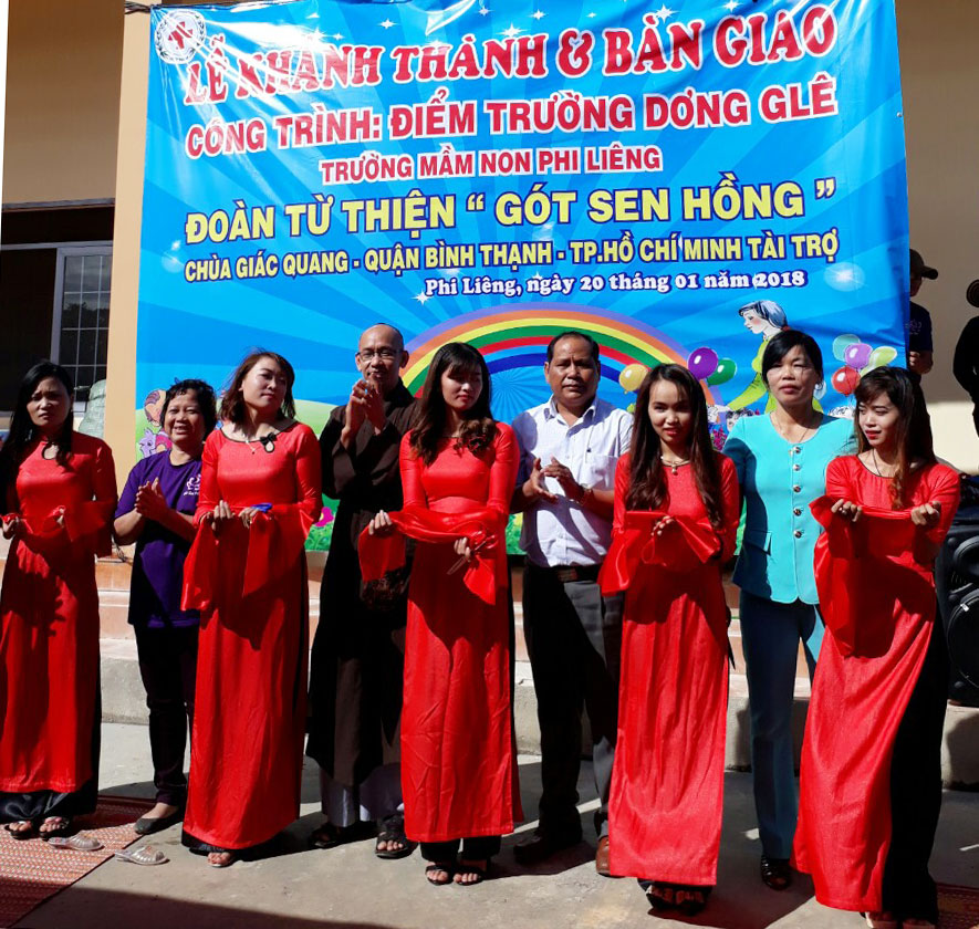 Gần 600 triệu đồng xây dựng điểm Trường Ðơng G'Lê