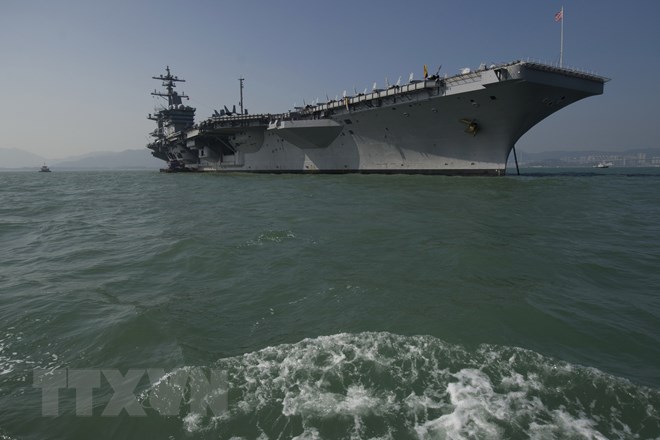 Mỹ khẳng định tàu USS Carl Vinson mang lại sự ổn định cho Biển Đông